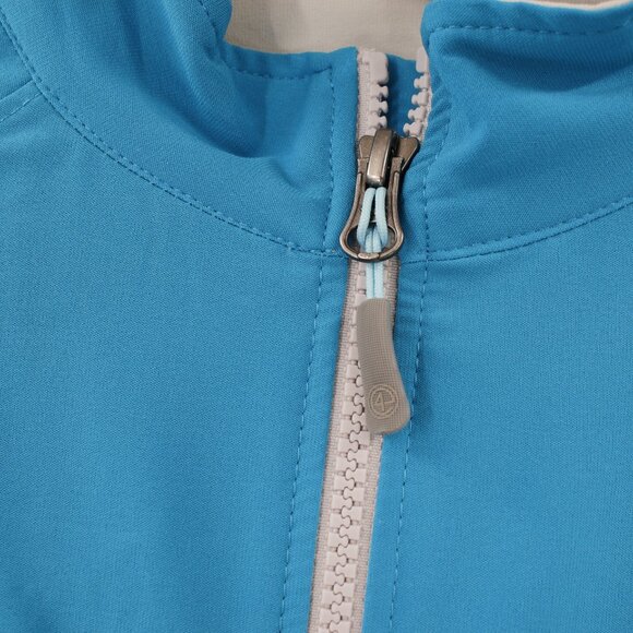 Peter millar jacket men XL wind repellent full zip blue stretch golf performance - Picture 5 of 16